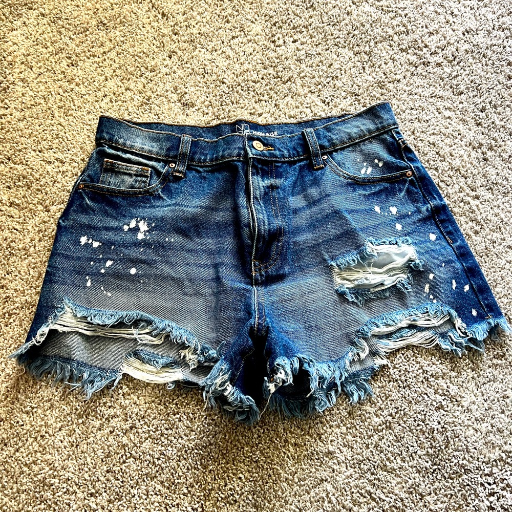 Juniors size 11 denim shorts.